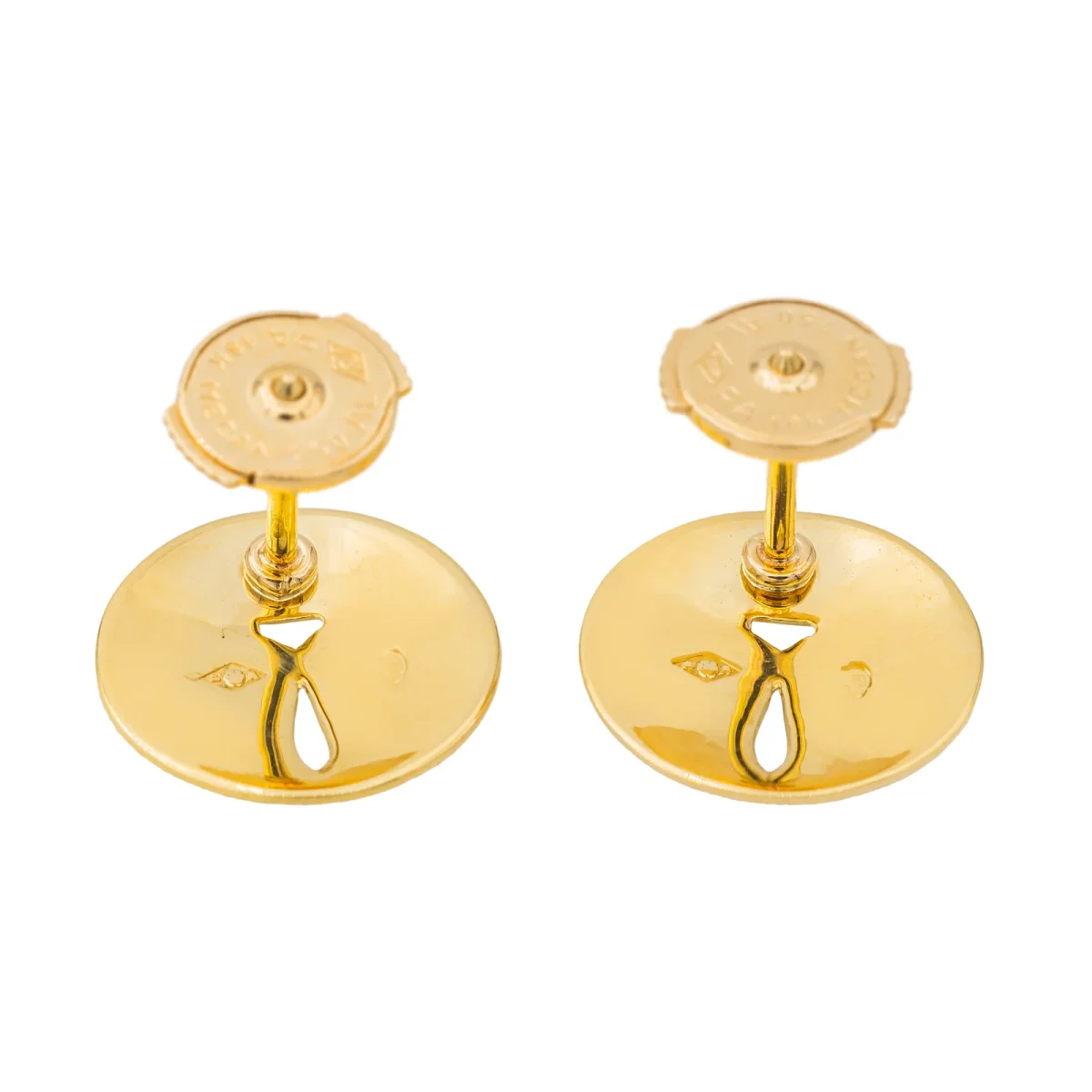 Dinh van Boucles d'oreilles Punaise Or jaune – Image 8