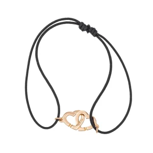 Dinh van Bracelet Double cœurs Or rose
