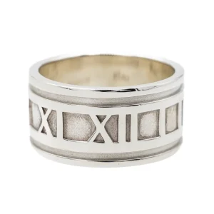 Tiffany & co Bague Atlas Argent