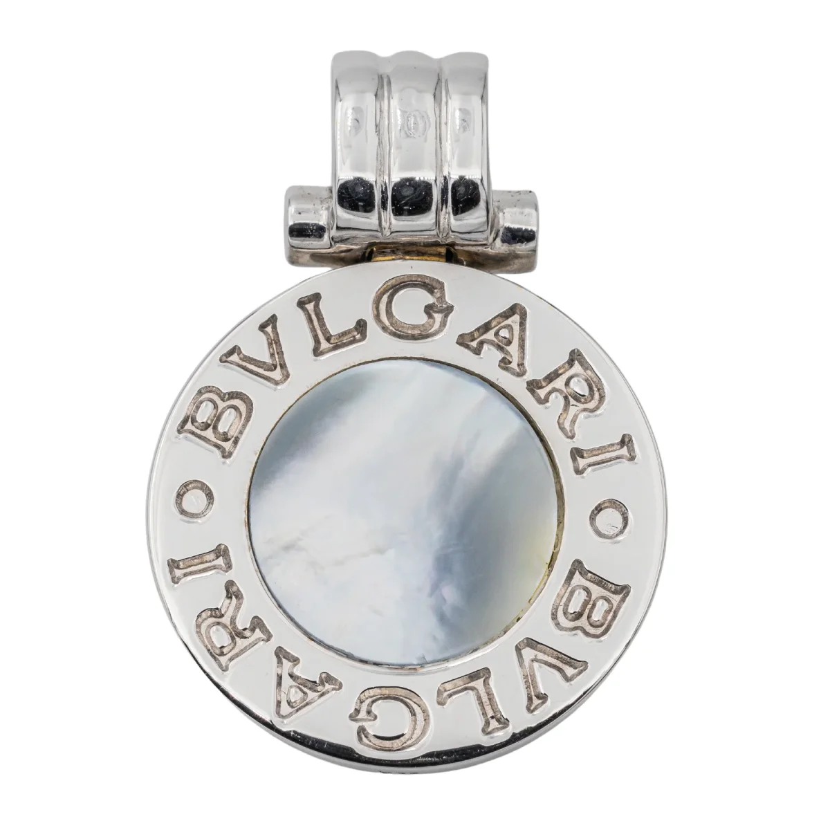 Bulgari Pendentif Or blanc Onyx – Image 2