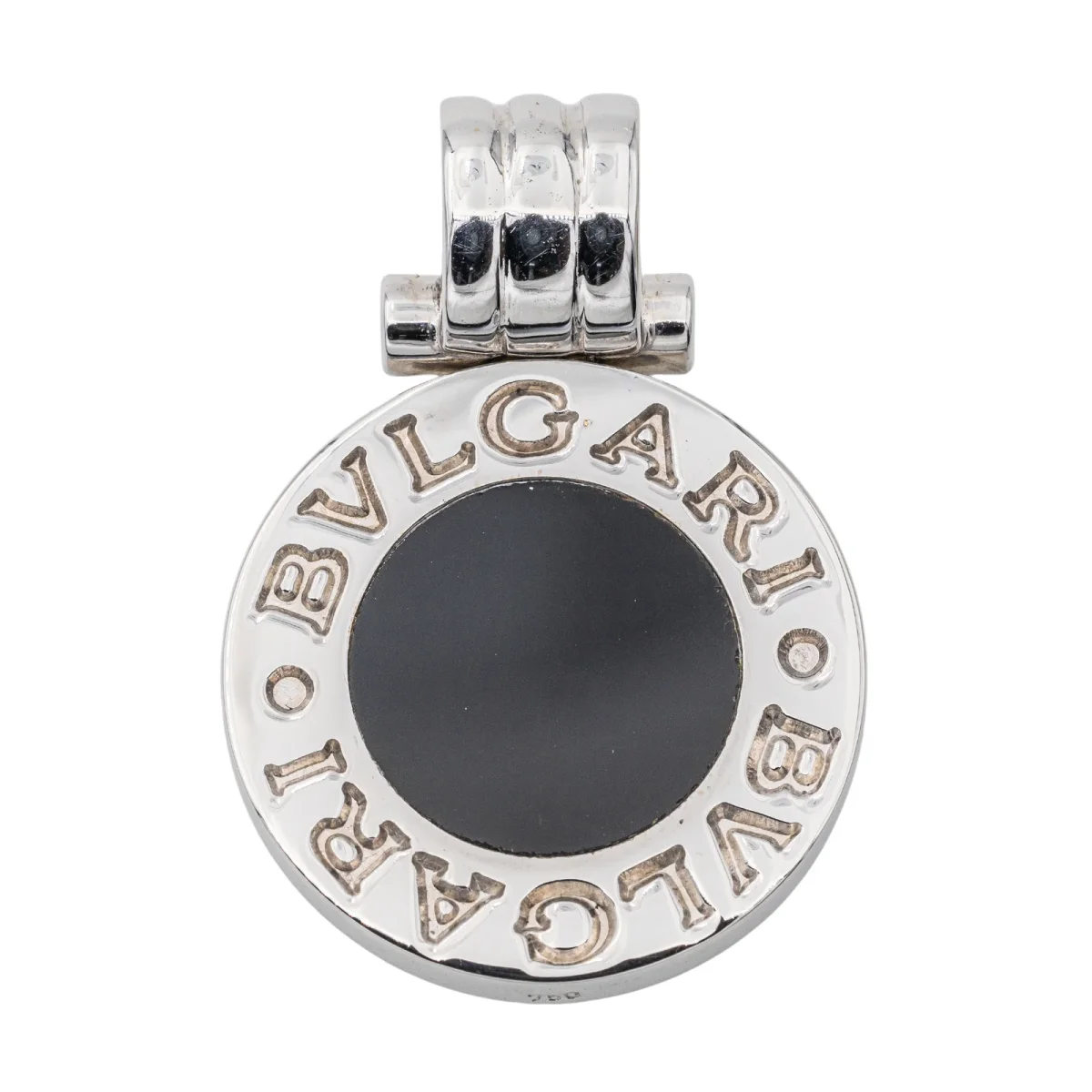 Bulgari Pendentif Or blanc Onyx – Image 3