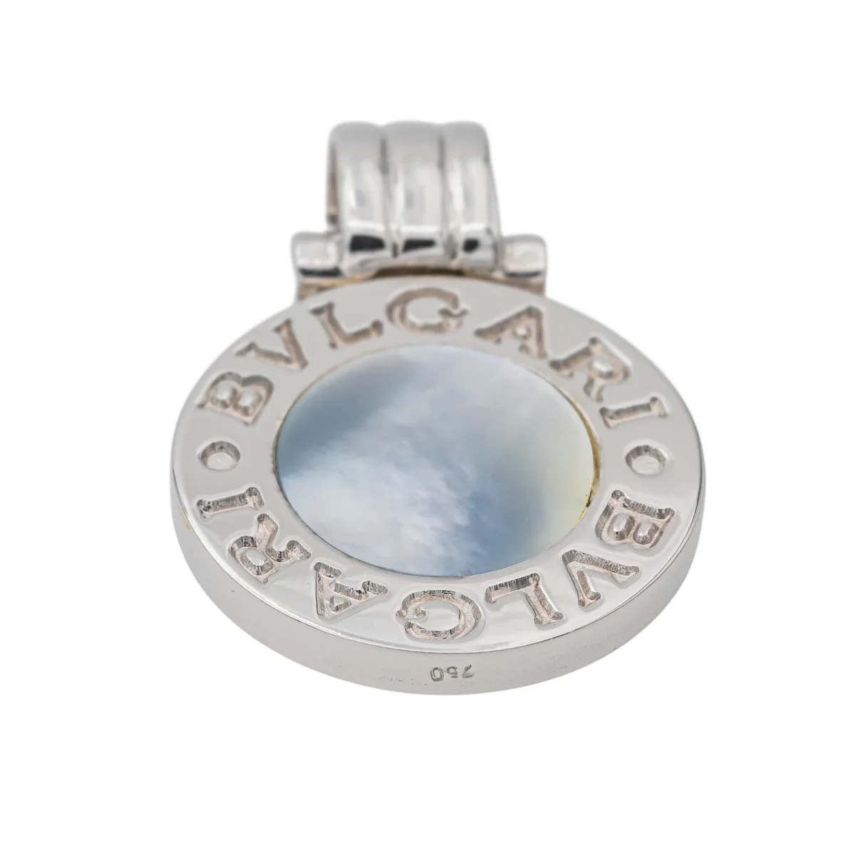 Bulgari Pendentif Or blanc Onyx – Image 4