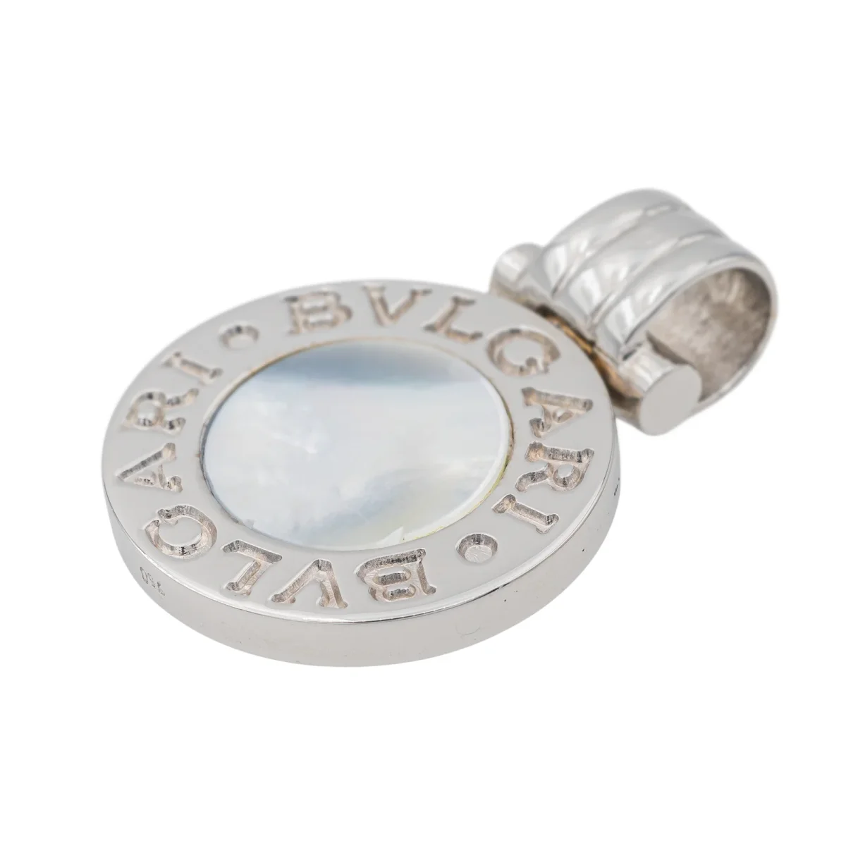 Bulgari Pendentif Or blanc Onyx – Image 5