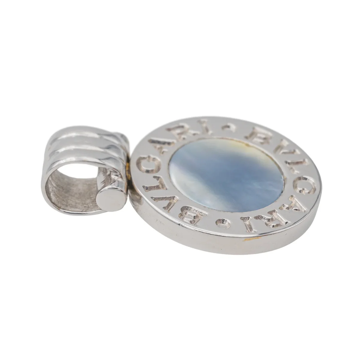 Bulgari Pendentif Or blanc Onyx – Image 6