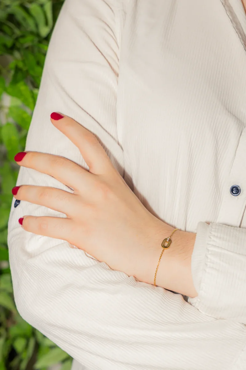 Arthus bertrand Bracelet Ruban Or jaune Diamant – Image 3