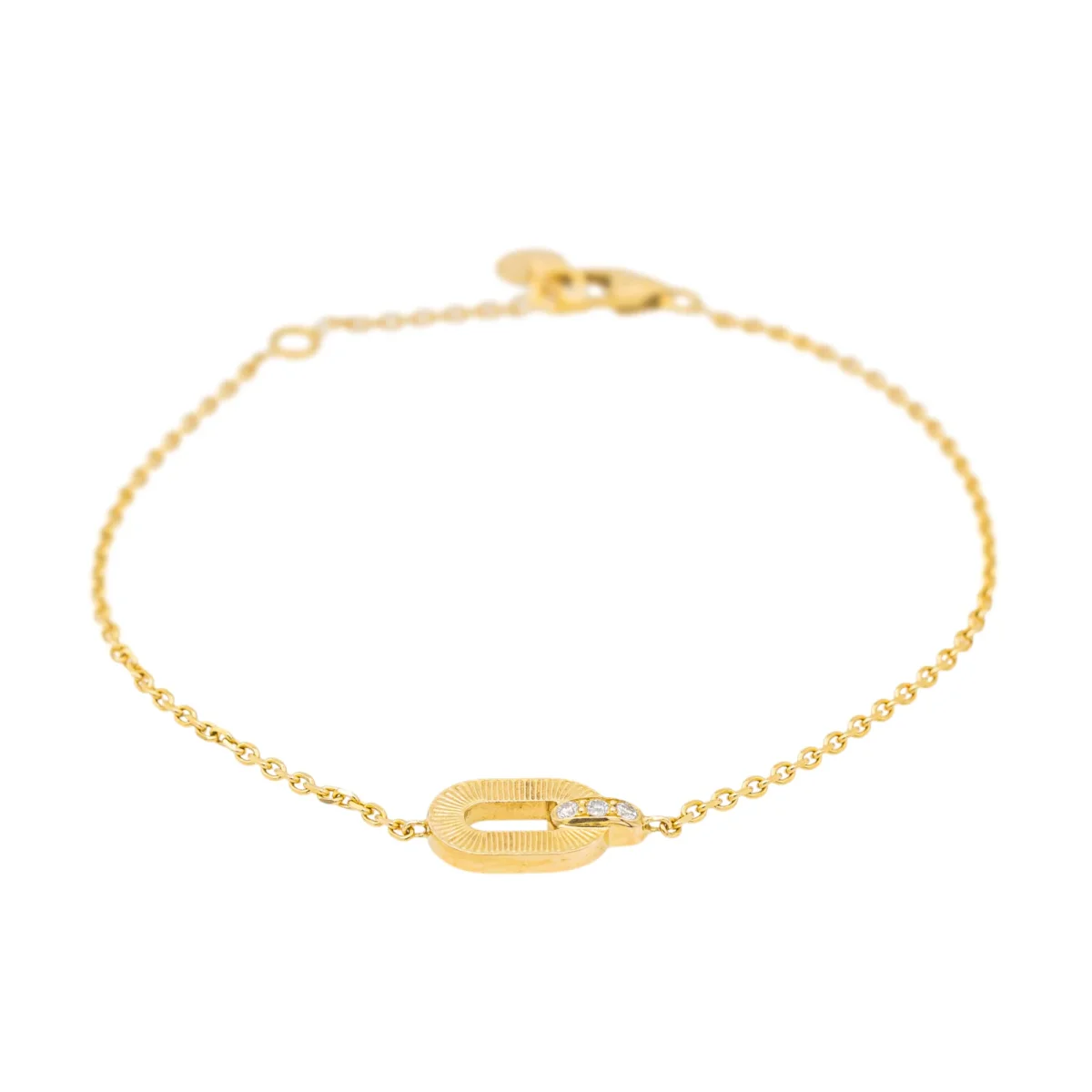 Arthus bertrand Bracelet Ruban Or jaune Diamant – Image 4