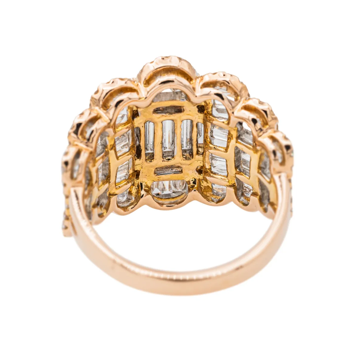 Djula Bague Cocktail Or rose Diamant – Image 7