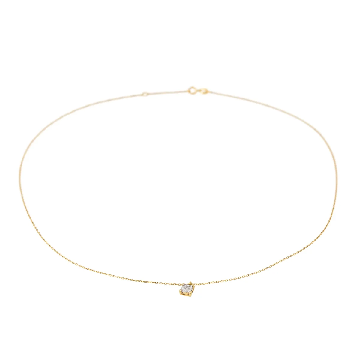 Collier Or jaune Diamant – Image 7
