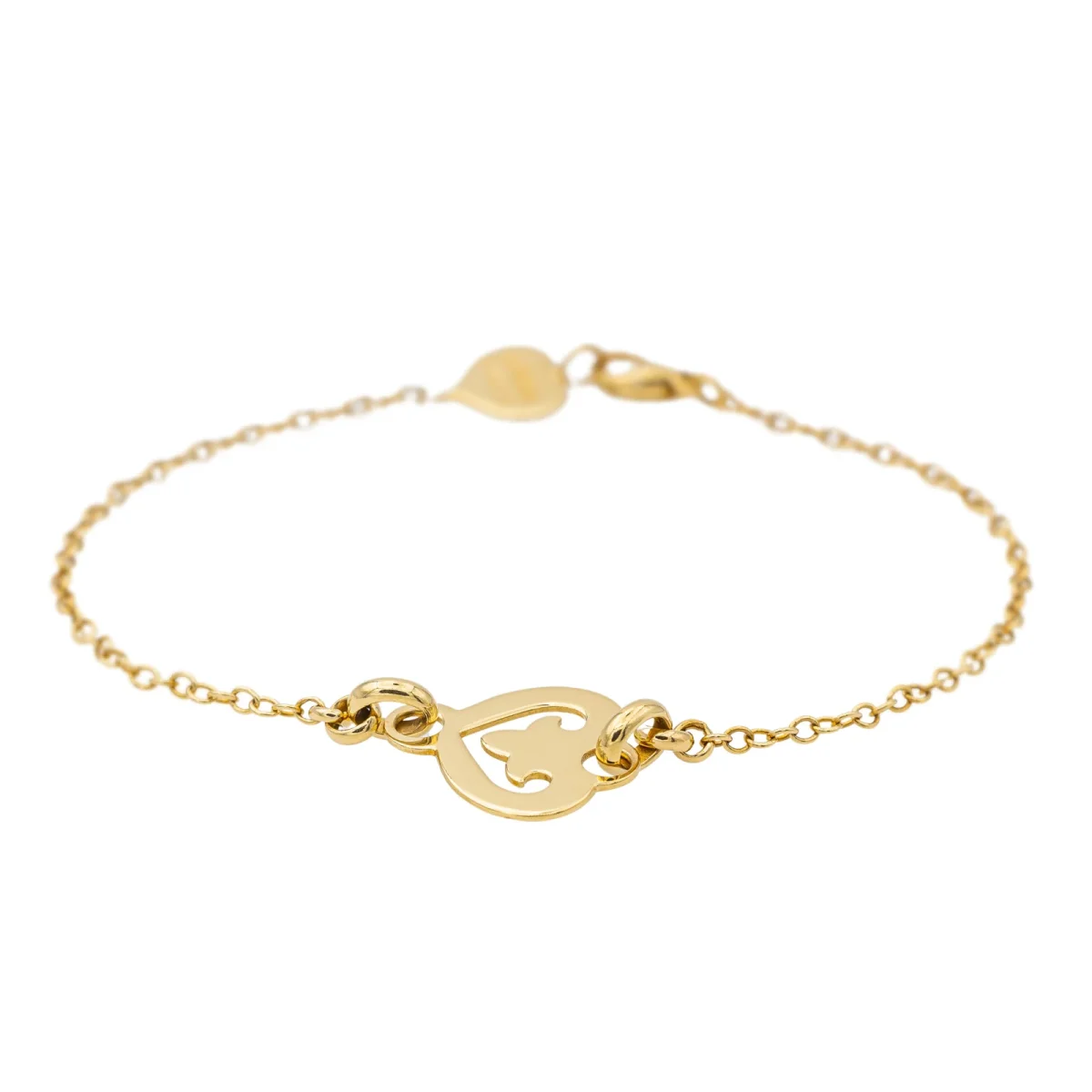 O.j. perrin Bracelet Coeur légende Or jaune – Image 4