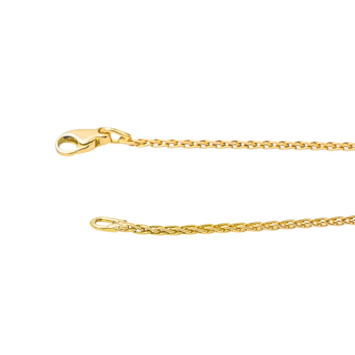 Collier Solitaire Or jaune Diamant – Image 7