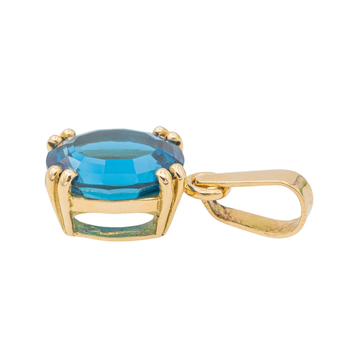 Pendentif Or jaune Indigolite – Image 3