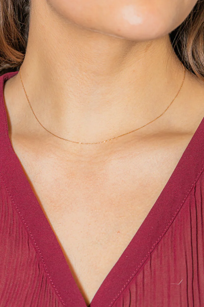 Vanrycke Collier Chaîne Or rose – Image 3