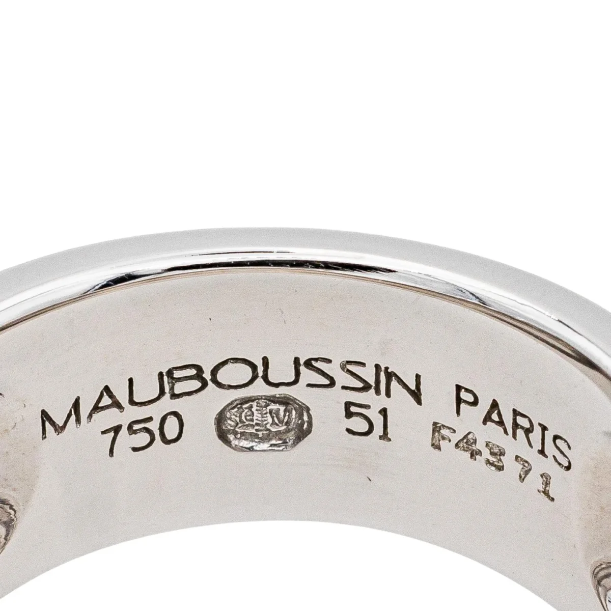 Mauboussin Bague Or blanc Diamant – Image 7