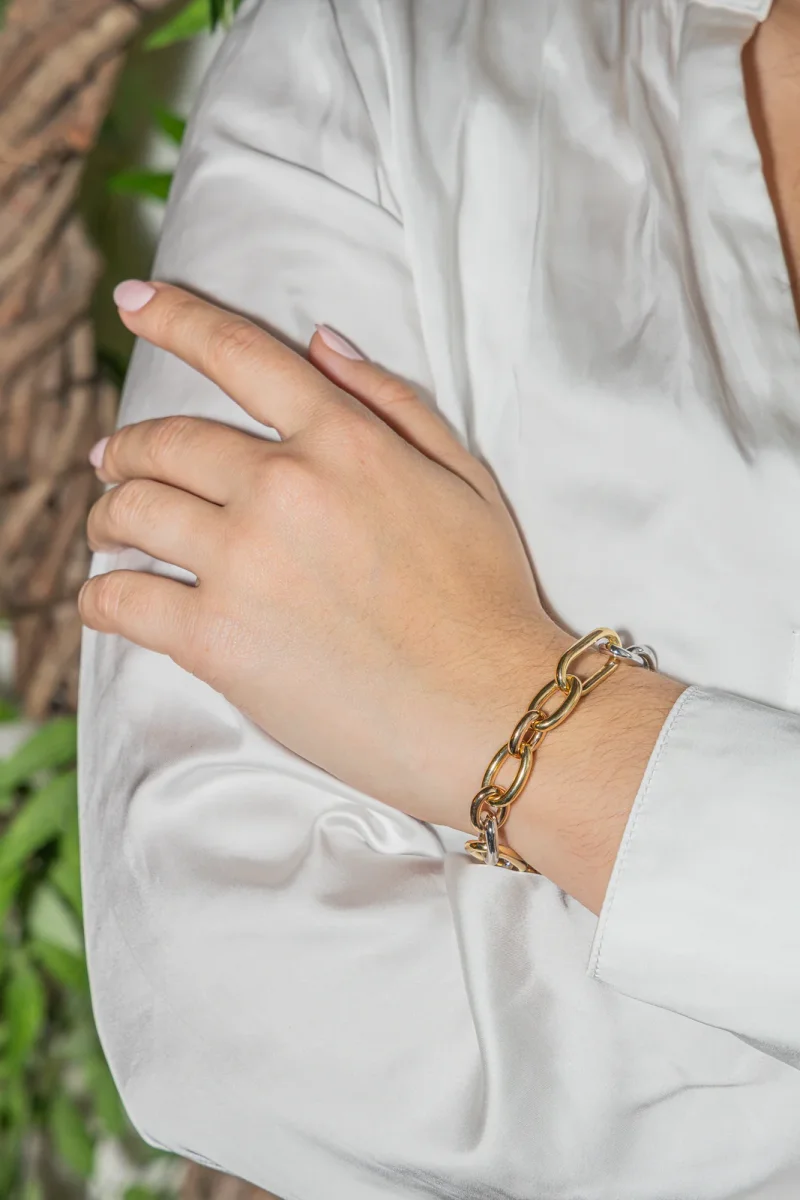 Pomellato Bracelet Chaîne Iconica Or jaune, Or blanc, Or rose – Image 3