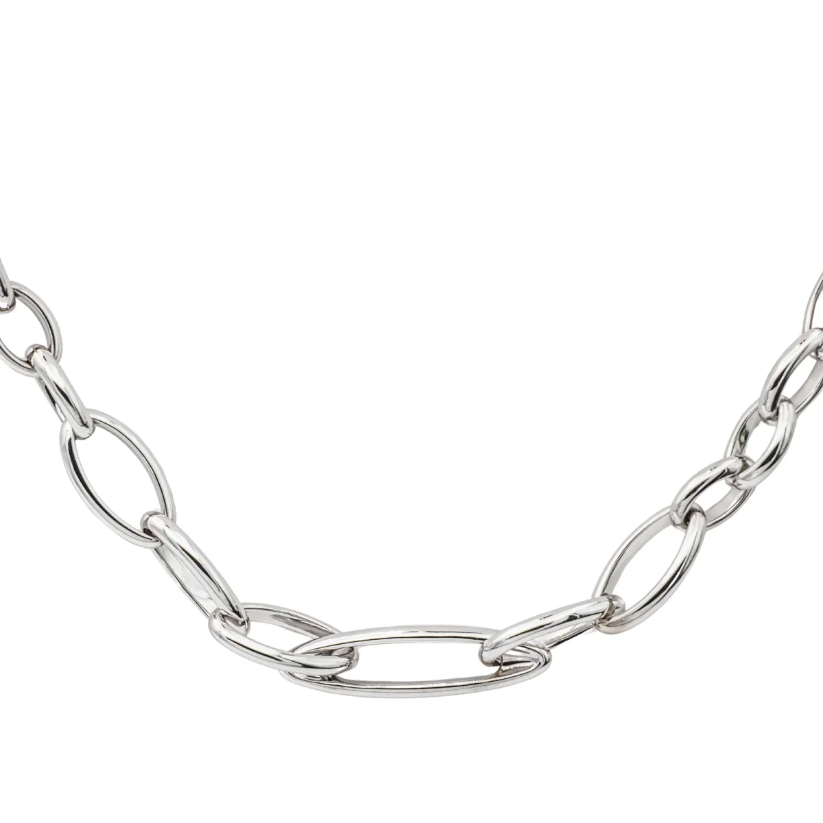Pomellato Collier Chaîne Iconica Or blanc Diamant – Image 5