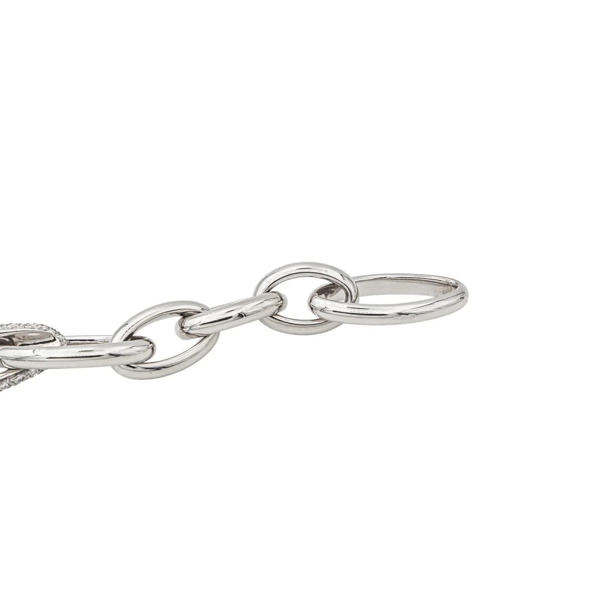 Pomellato Collier Chaîne Iconica Or blanc Diamant – Image 8