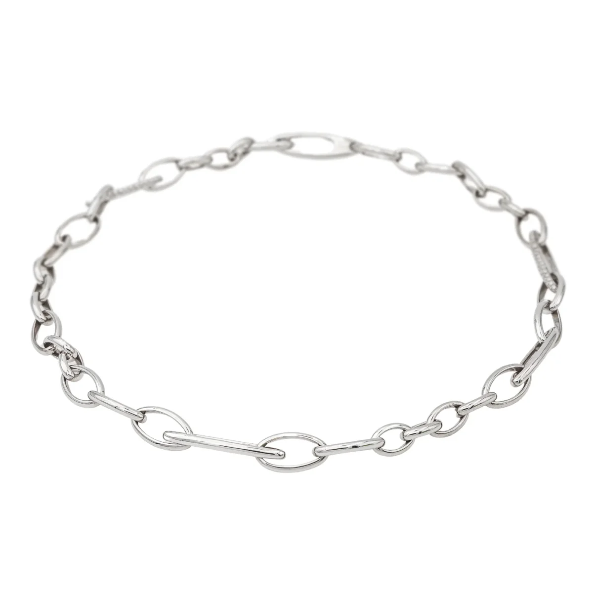 Pomellato Collier Chaîne Iconica Or blanc Diamant – Image 9