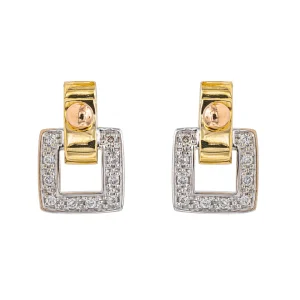 Guy laroche Boucles d'oreilles  Or jaune, Or blanc, Or rose Diamant