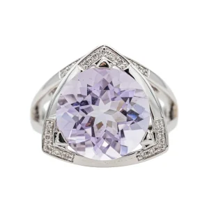 Mauboussin Bague Cocktail Mes couleurs à toi Or blanc Améthyste, Diamant