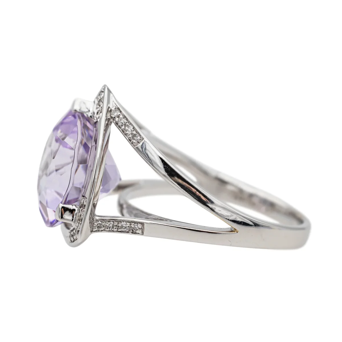 Mauboussin Bague Cocktail Mes couleurs à toi Or blanc Améthyste, Diamant – Image 5