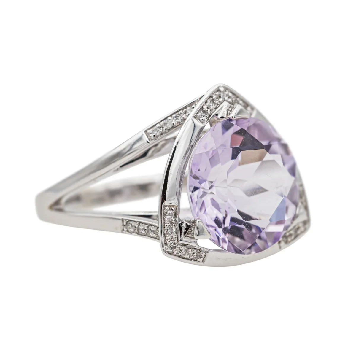 Mauboussin Bague Cocktail Mes couleurs à toi Or blanc Améthyste, Diamant – Image 8