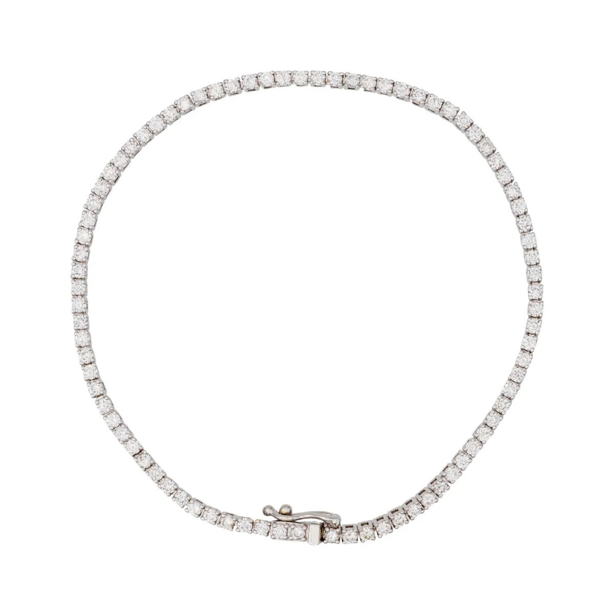 Bracelet Ligne Or blanc Diamant – Image 2