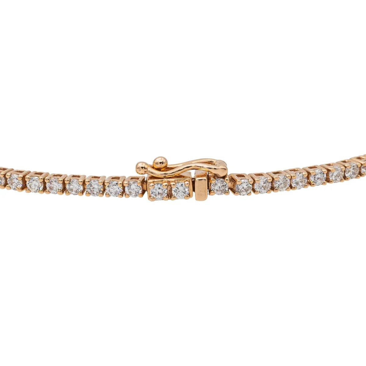 Bracelet Ligne Or rose Diamant – Image 5