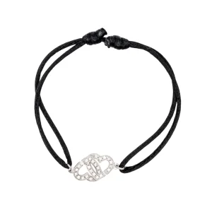 Dinh van Bracelet Double cœur Or blanc Diamant