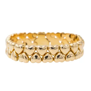 Cartier Bracelet Double cœur Or jaune