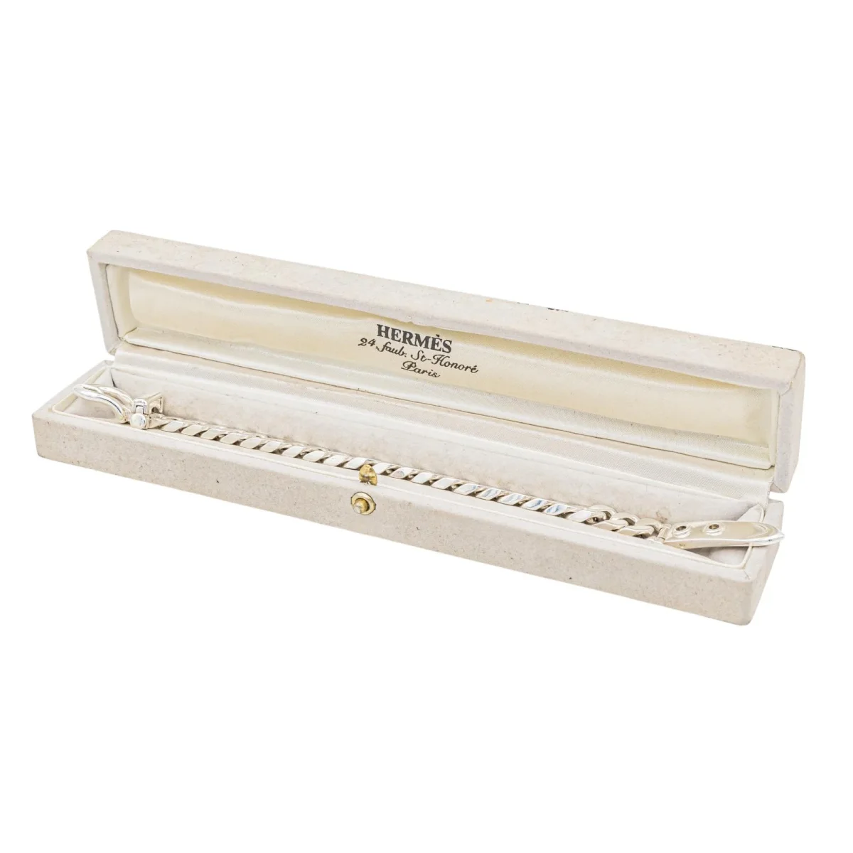 Hermès Bracelet Ceinture Argent – Image 4