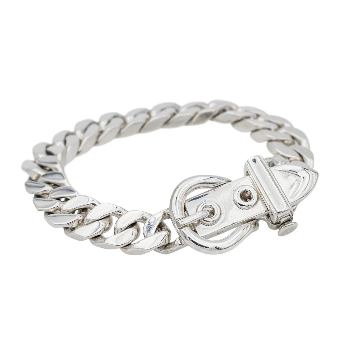 Hermès Bracelet Ceinture Argent – Image 7