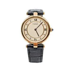Cartier Montre Must vendôme Vermeil