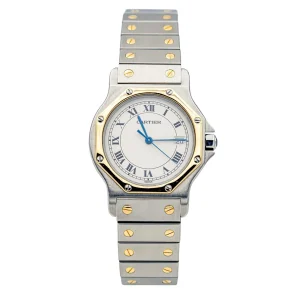 Cartier Montre Santos Acier, Or jaune