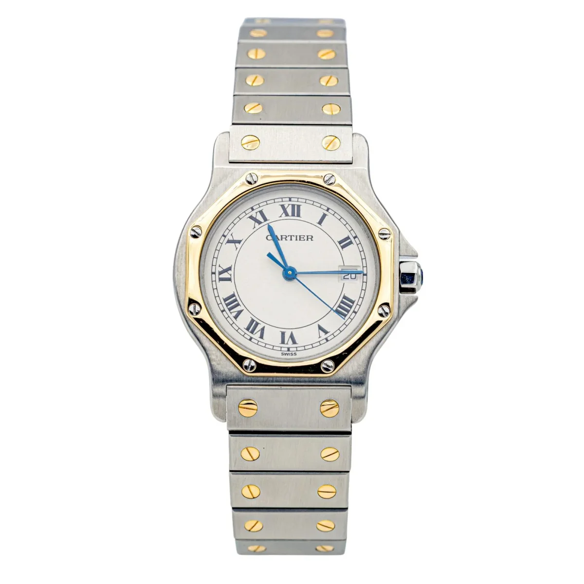 Cartier Montre Santos Acier, Or jaune – Image 2