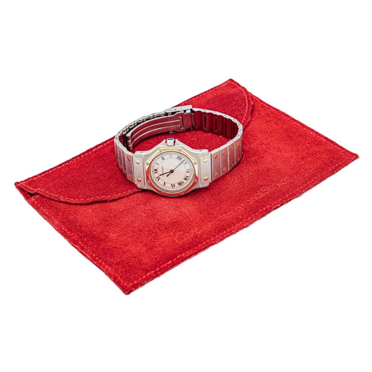 Cartier Montre Santos Acier, Or jaune – Image 4