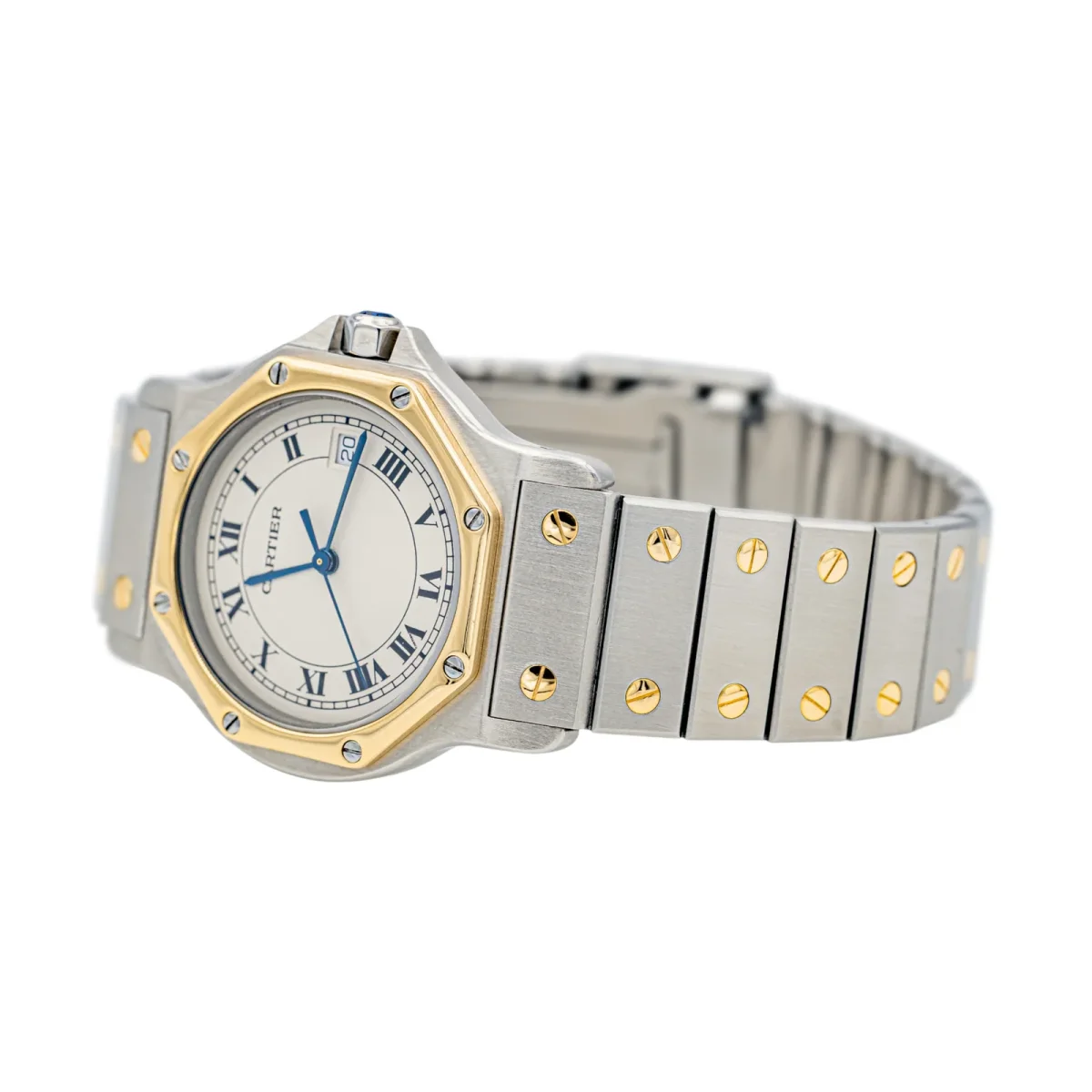 Cartier Montre Santos Acier, Or jaune – Image 8
