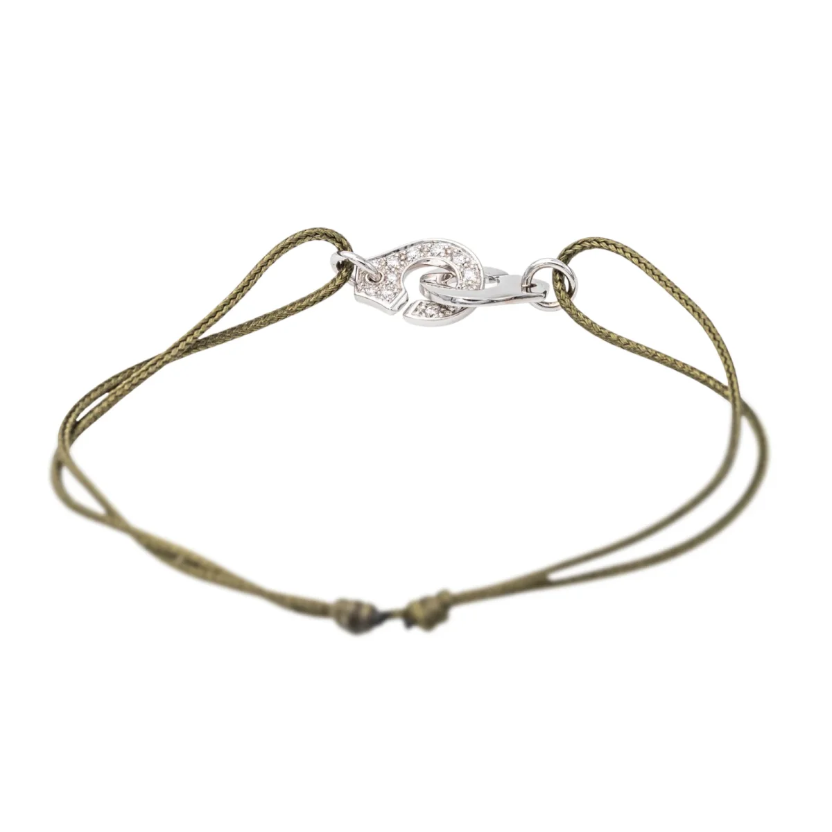 Dinh van Bracelet Cordon Menottes Or blanc Diamant – Image 6