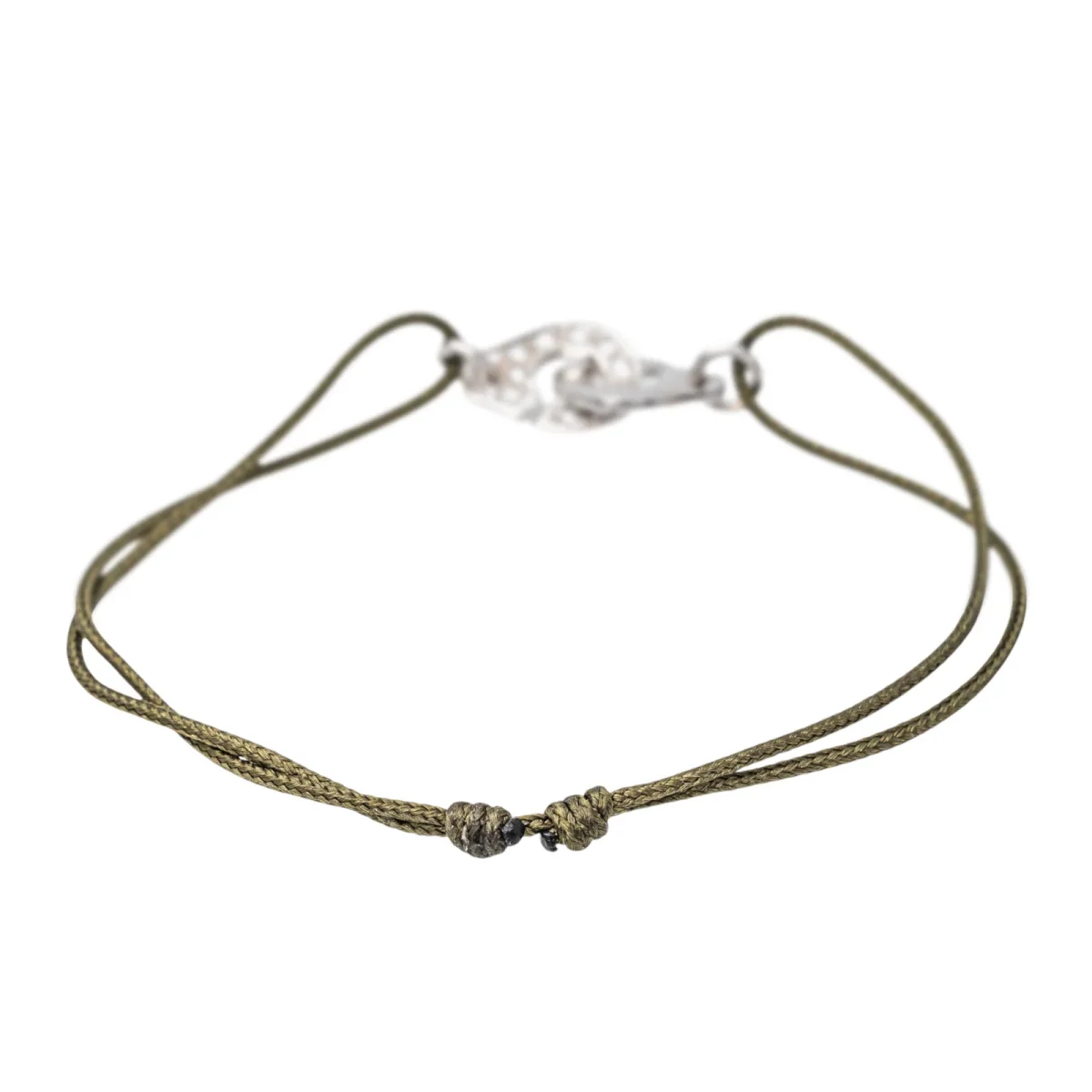 Dinh van Bracelet Cordon Menottes Or blanc Diamant – Image 8