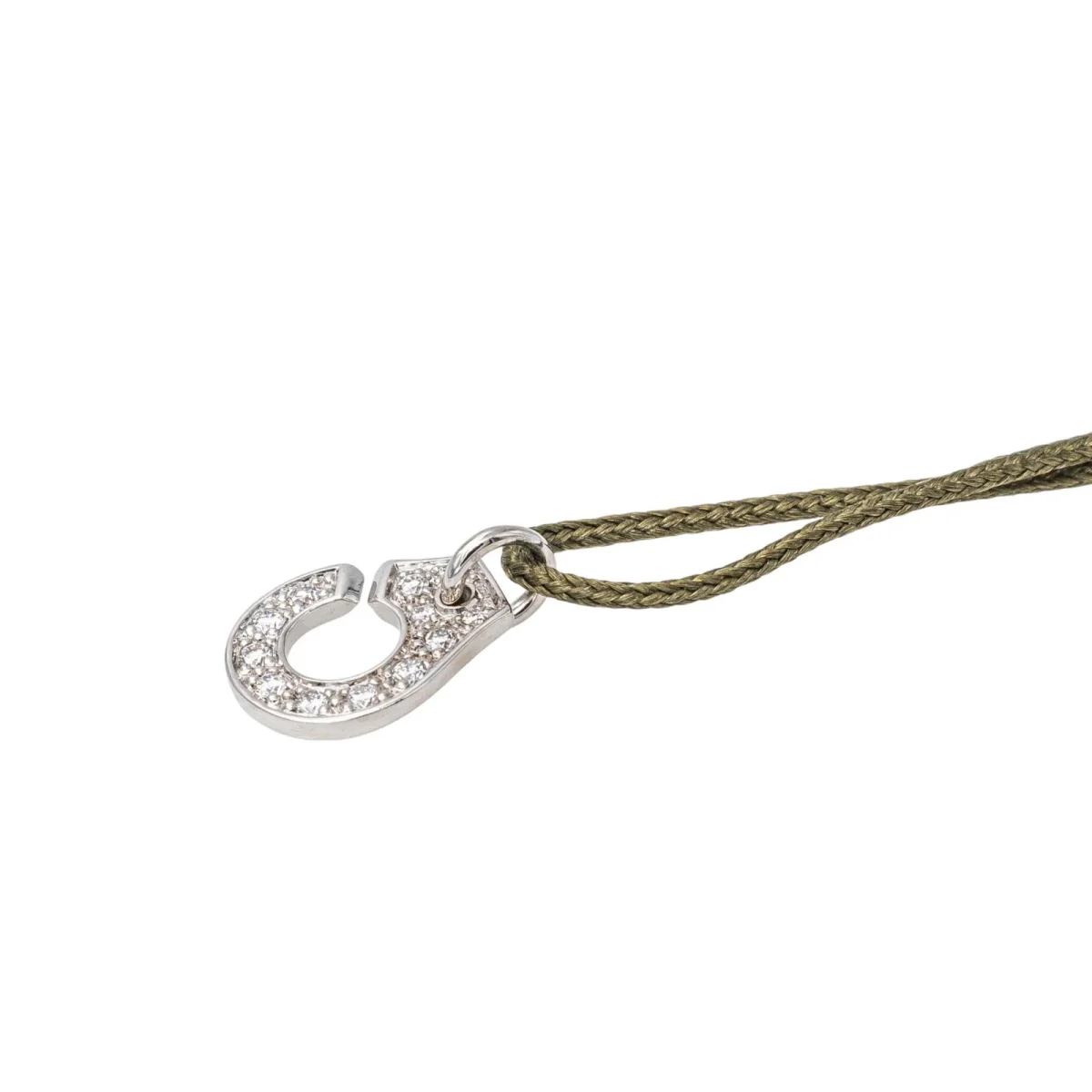 Dinh van Bracelet Cordon Menottes Or blanc Diamant – Image 9