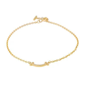 Tiffany & co Bracelet Smile Or jaune Diamant