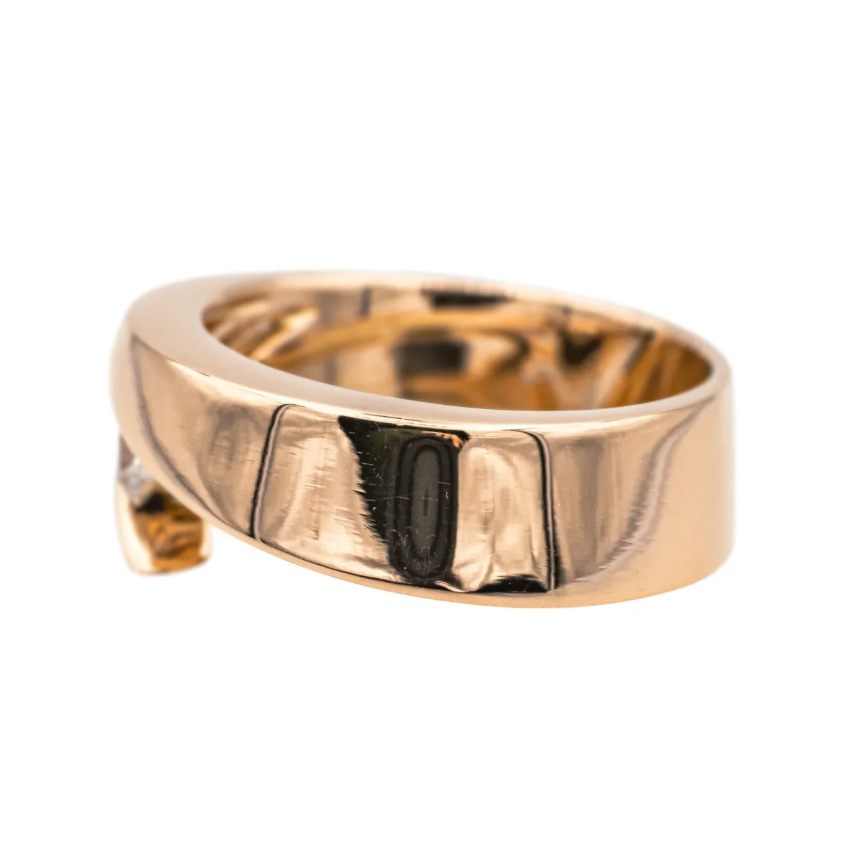 Garel Bague Solitaire Or rose Diamant – Image 5