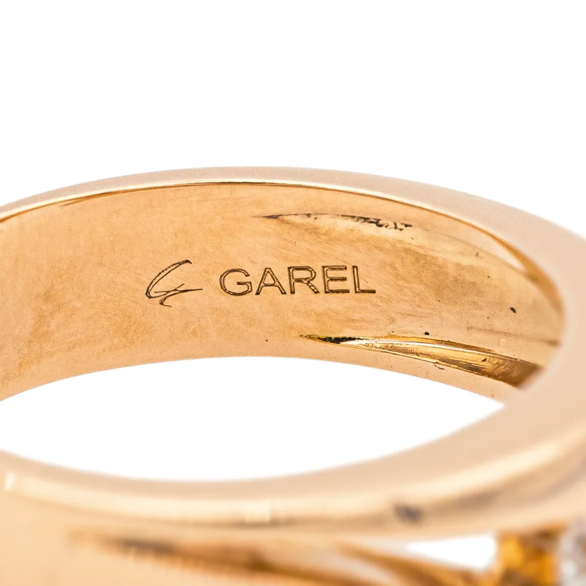 Garel Bague Solitaire Or rose Diamant – Image 6