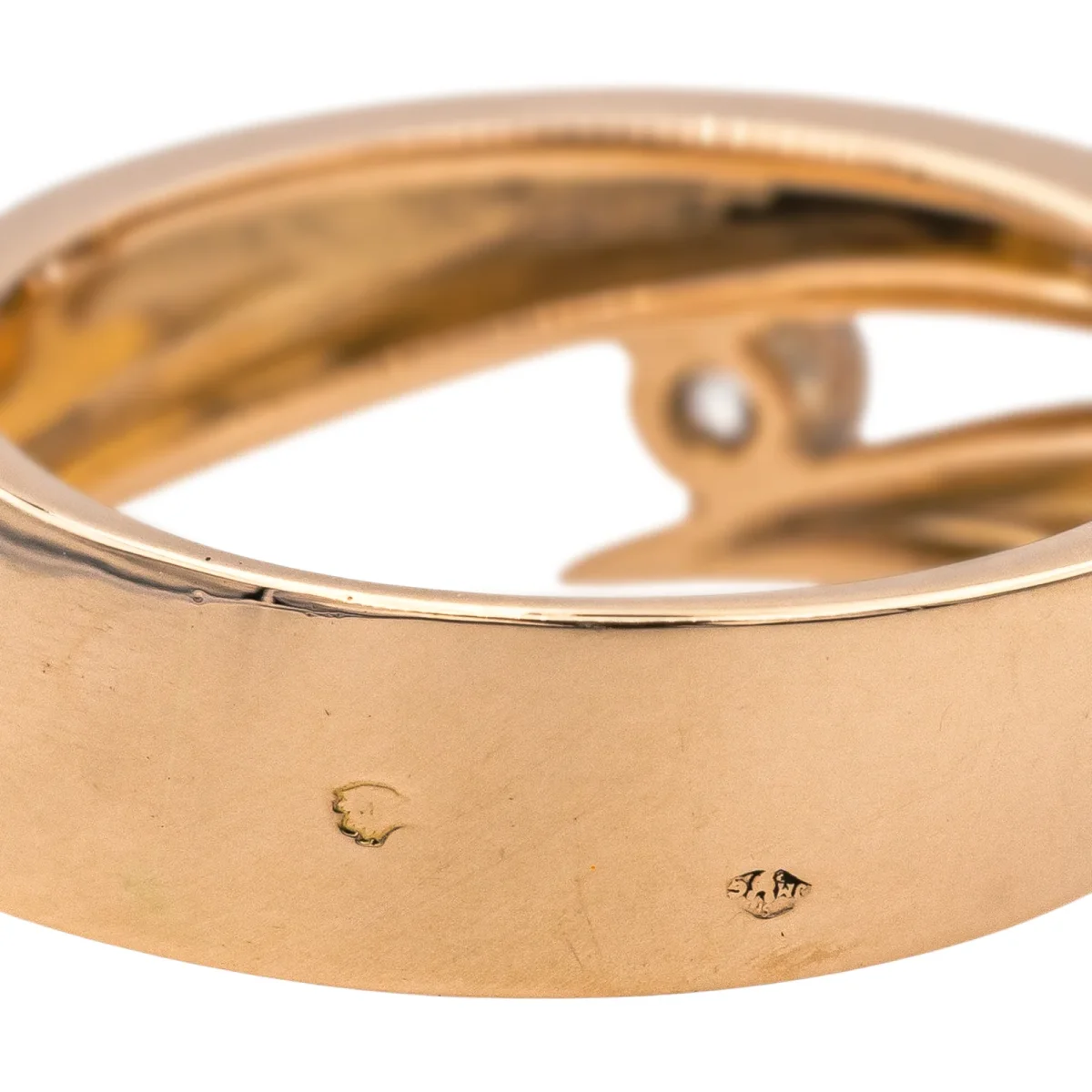 Garel Bague Solitaire Or rose Diamant – Image 9