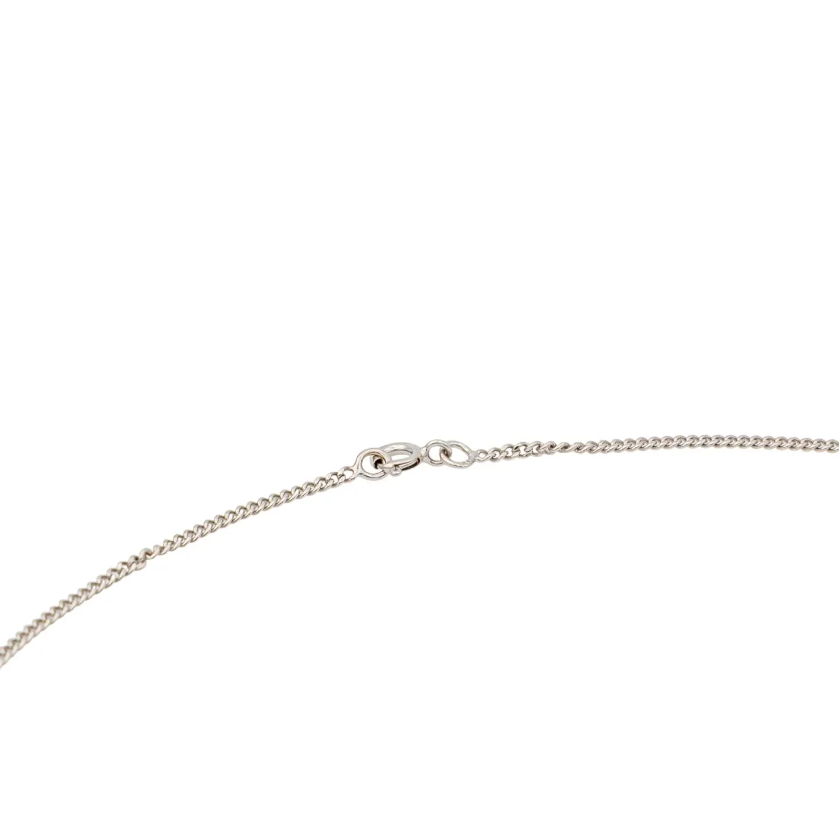 Collier Solitaire Or blanc Diamant – Image 8