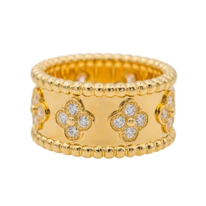 Van cleef & arpels Bague Perlée Or jaune Diamant