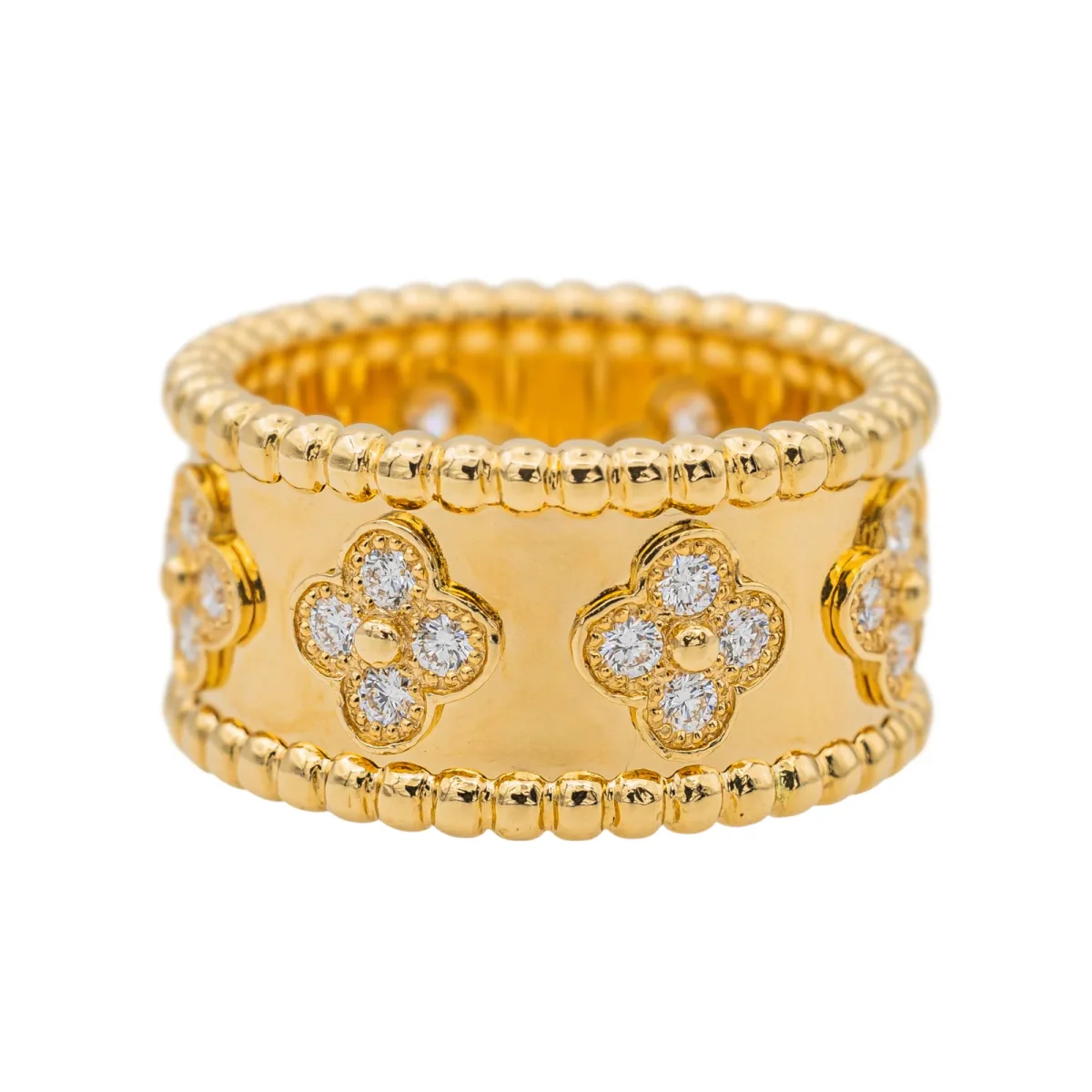 Van cleef & arpels Bague Perlée Or jaune Diamant