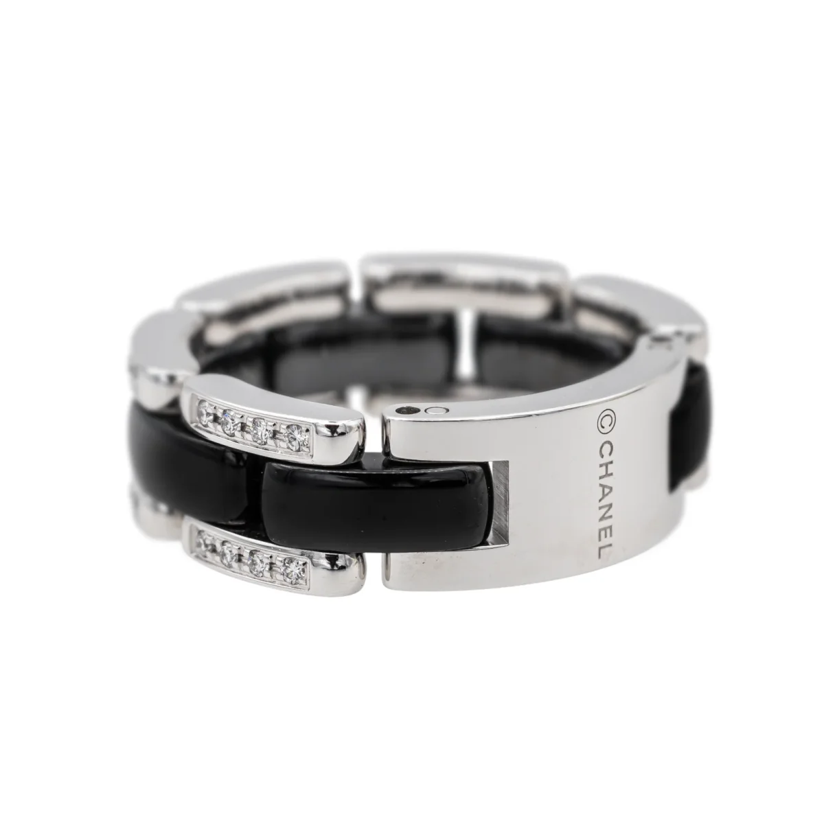 Chanel Bague Utra Or blanc, Céramique Diamant – Image 6