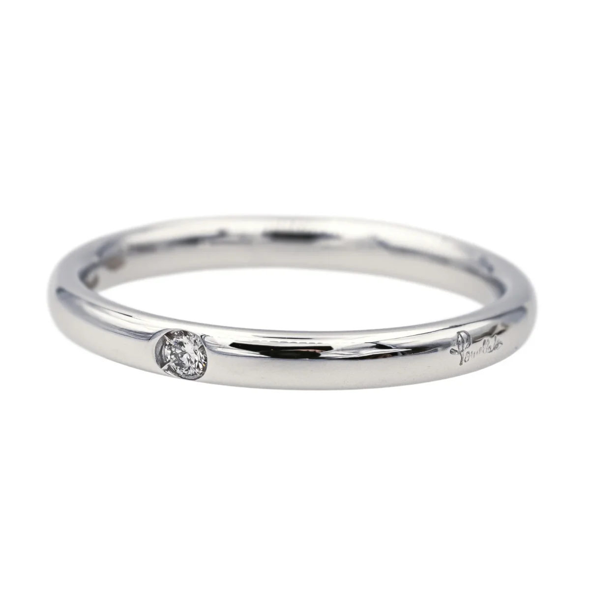 Pomellato Bague Alliance Lucciole Or blanc Diamant – Image 4