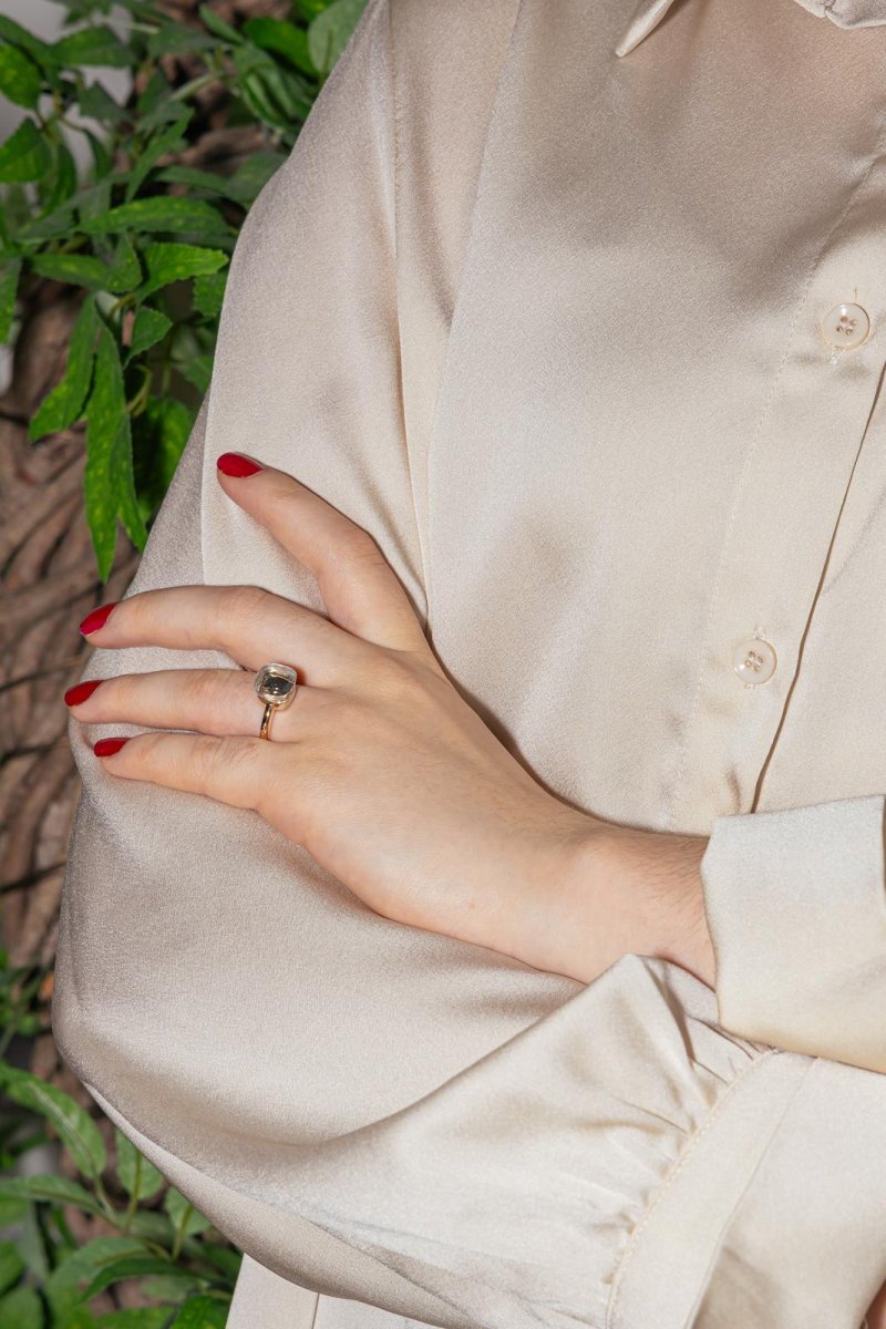 Pomellato Bague Nudo Or rose Topaze – Image 3