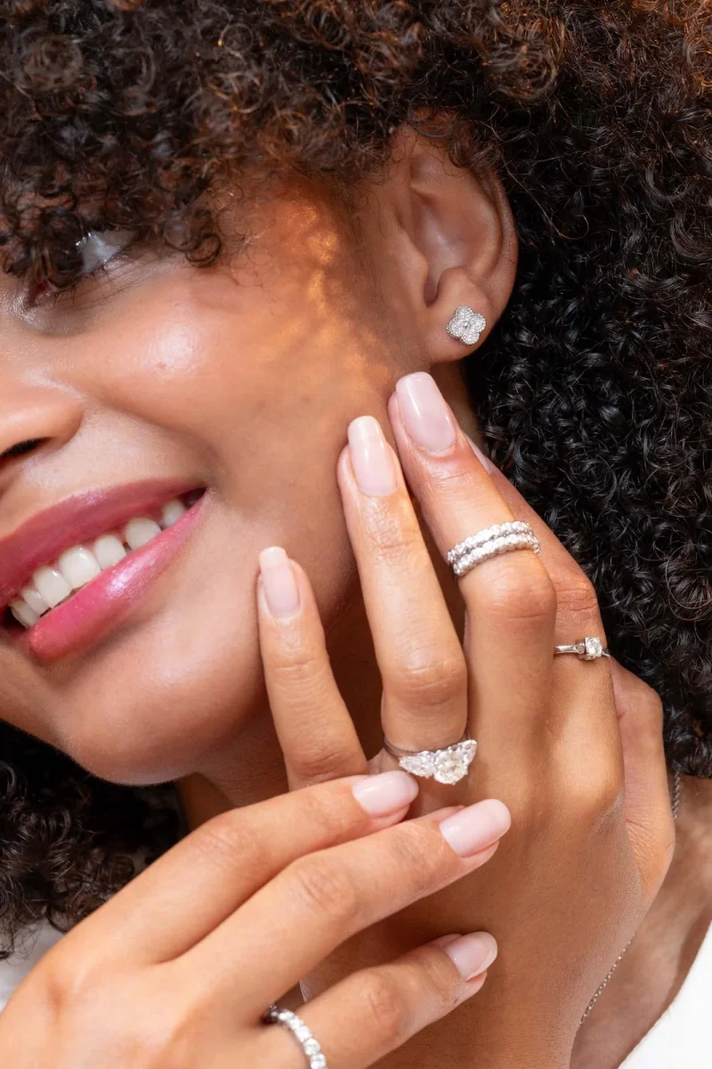 Dinh van Bague Cube Or blanc Diamant – Image 3